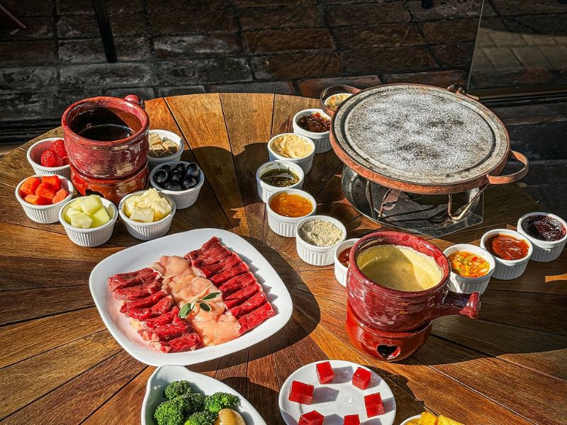 CACIQUE RESTOBAR | SEQUÊNCIA DE FONDUE TRADICIONAL
